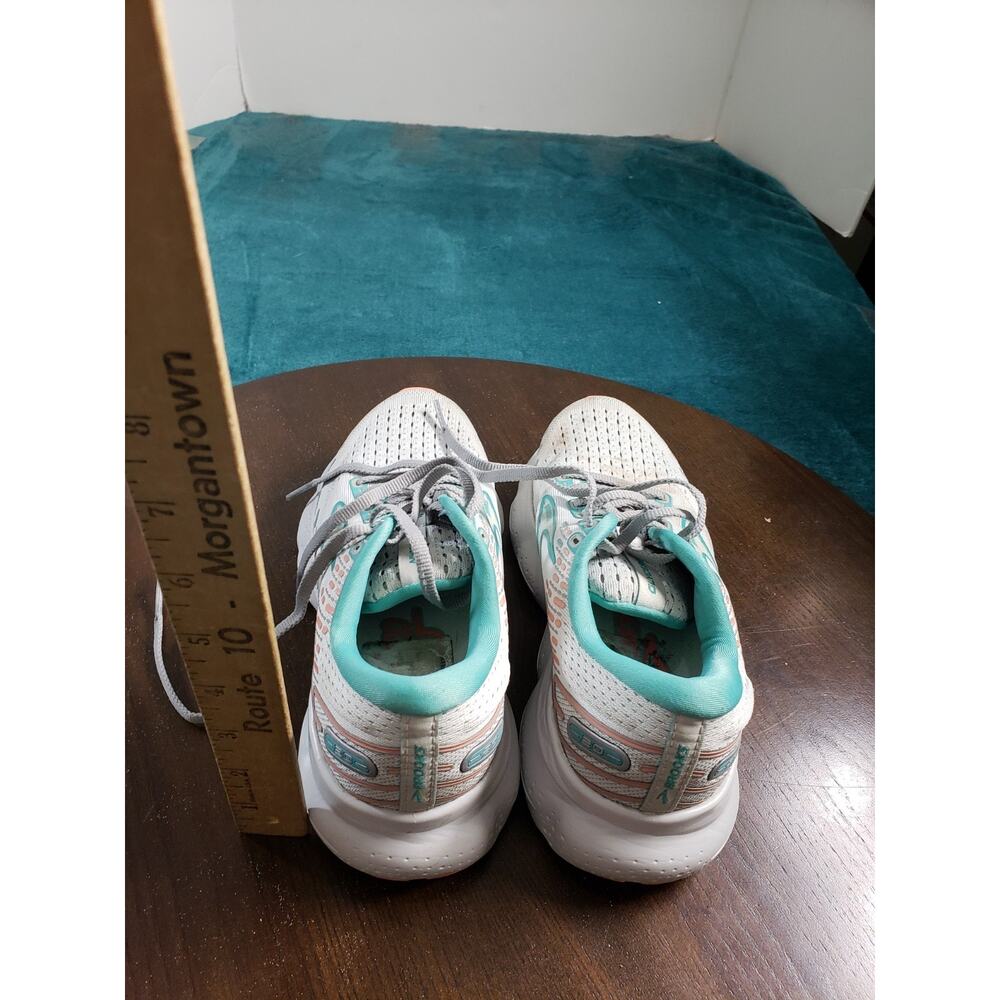 Brooks Glycerin 20 Shoes Size 6 Womens White Blue Running Marathon 1203691B061 - Picture 11 of 12